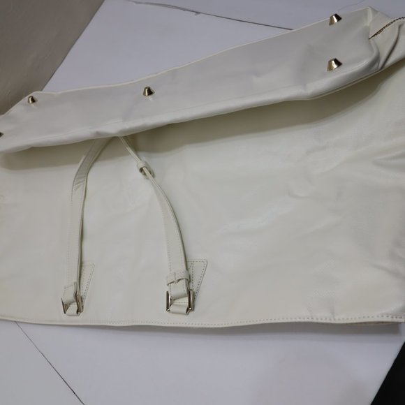 Versace Parfums White Weekender Travel Large Tote 22” x 14” - Picture 4 of 11